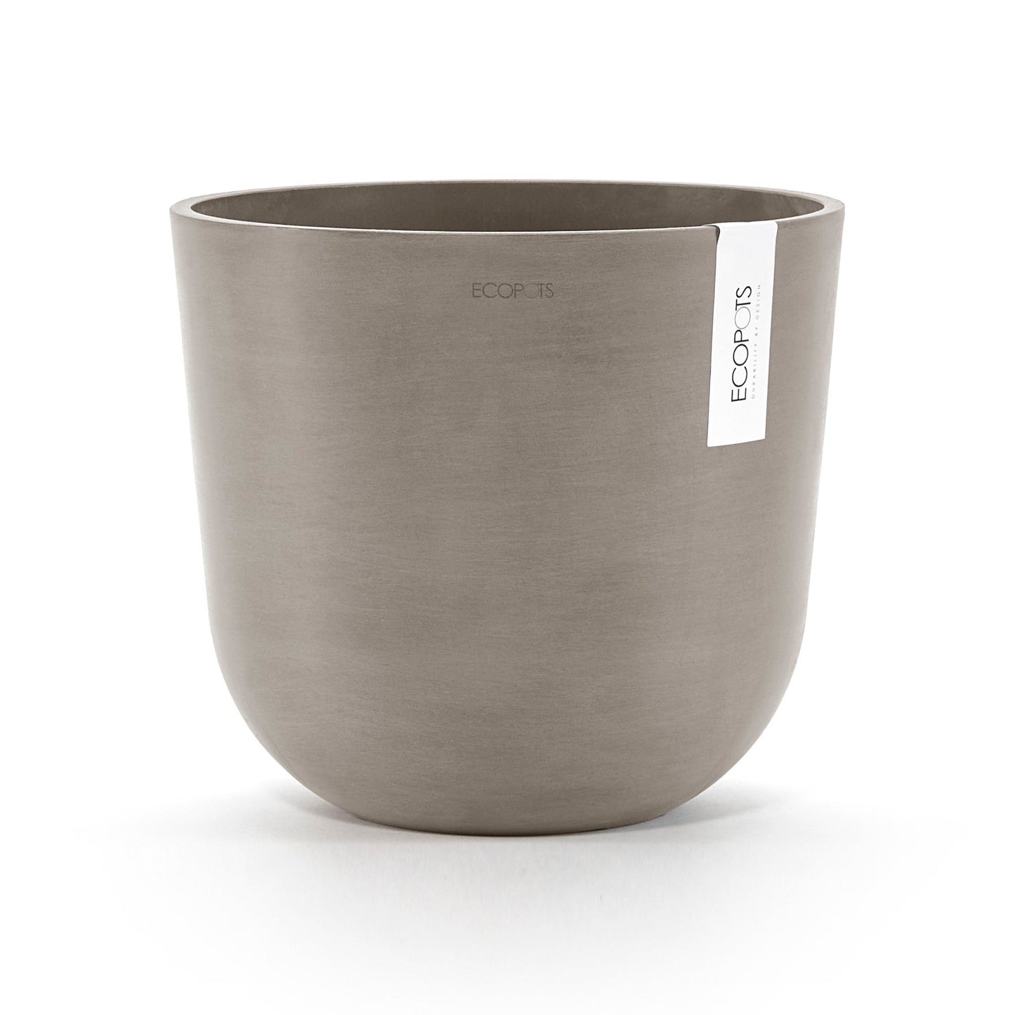 Kukkaruukku - Ecopots - Oslo 25cm taupe - Ecopotskauppa - Uuden aikakauden kukkaruukku