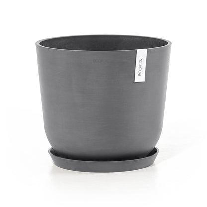 Kukkaruukku - Ecopots - Oslo 35cm harmaa - Ecopotskauppa - Uuden aikakauden kukkaruukku