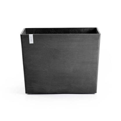 Kukkaruukku - Ecopots - Pariisi pyörillä 85cm tummanharmaa - Ecopotskauppa - Uuden aikakauden kukkaruukku