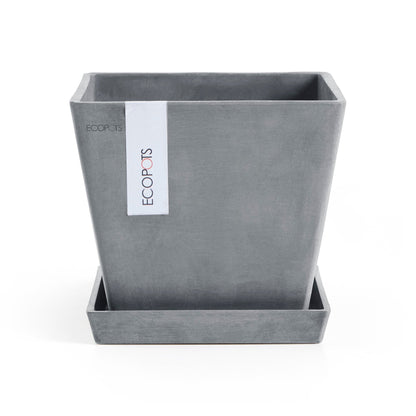 Kukkaruukku - Ecopots - Rotterdam 20cm siniharmaa - Ecopotskauppa - Uuden aikakauden kukkaruukku