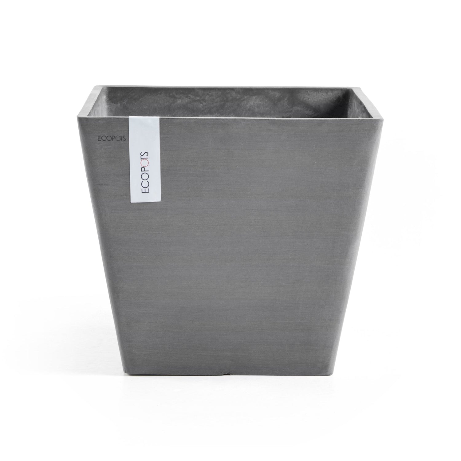 Kukkaruukku - Ecopots - Rotterdam 40cm harmaa - Ecopotskauppa - Uuden aikakauden kukkaruukku