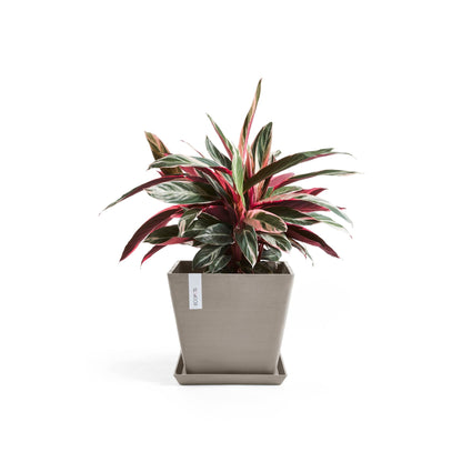 Kukkaruukku - Ecopots - Rotterdam 50cm taupe - Ecopotskauppa - Uuden aikakauden kukkaruukku