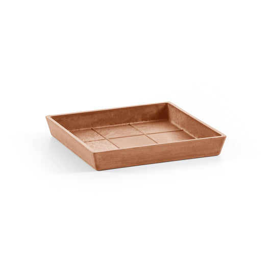 Kukkaruukku - Ecopots - Rotterdam aluslautanen 20cm terracotta - Ecopotskauppa - Uuden aikakauden kukkaruukku