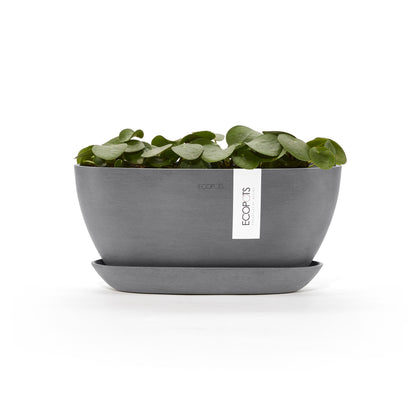 Kukkaruukku - Ecopots - Sofia 30cm harmaa - Ecopotskauppa - Uuden aikakauden kukkaruukku