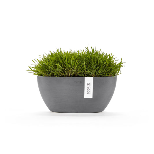 Kukkaruukku - Ecopots - Sofia 30cm harmaa - Ecopotskauppa - Uuden aikakauden kukkaruukku