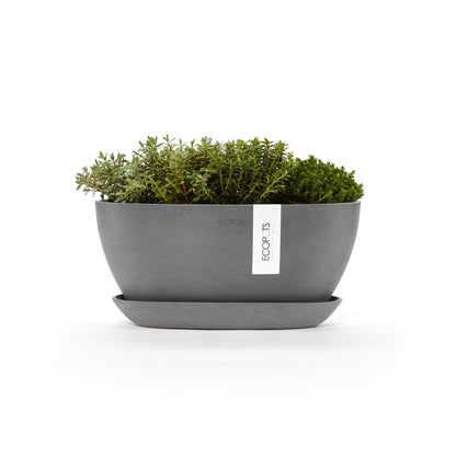 Kukkaruukku - Ecopots - Sofia 30cm harmaa - Ecopotskauppa - Uuden aikakauden kukkaruukku