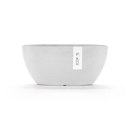 Kukkaruukku - Ecopots - Sofia 30cm valkoinen - Ecopotskauppa - Uuden aikakauden kukkaruukku