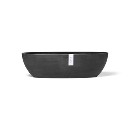 Kukkaruukku - Ecopots - Sofia pitkä 56cm tummanharmaa - Ecopotskauppa - Uuden aikakauden kukkaruukku