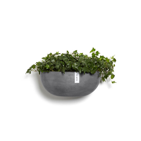 Kukkaruukku - Ecopots - Sofia seinä 43cm harmaa - Ecopotskauppa - Uuden aikakauden kukkaruukku