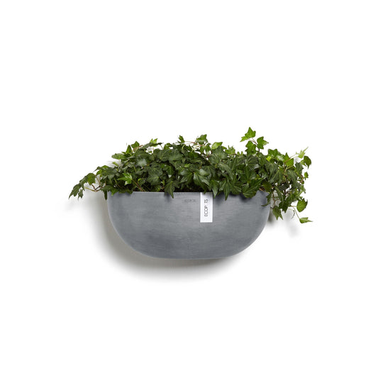 Kukkaruukku - Ecopots - Sofia seinä 43cm siniharmaa - Ecopotskauppa - Uuden aikakauden kukkaruukku