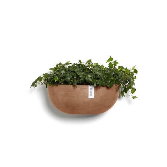 Kukkaruukku - Ecopots - Sofia seinä 43cm terracotta - Ecopotskauppa - Uuden aikakauden kukkaruukku