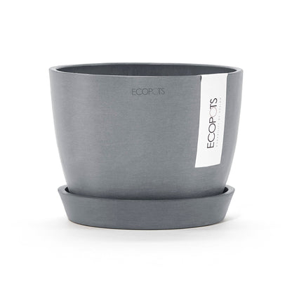Kukkaruukku - Ecopots - Tukholma 16cm siniharmaa - Ecopotskauppa - Uuden aikakauden kukkaruukku
