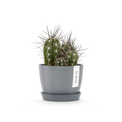 Kukkaruukku - Ecopots - Tukholma 16cm siniharmaa - Ecopotskauppa - Uuden aikakauden kukkaruukku