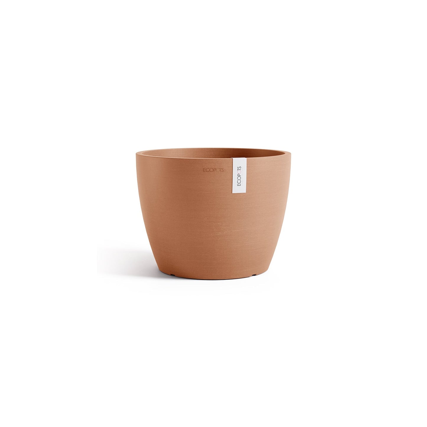 Kukkaruukku - Ecopots - Tukholma 24cm terracotta - Ecopotskauppa - Uuden aikakauden kukkaruukku