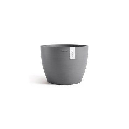 Kukkaruukku - Ecopots - Tukholma 31cm harmaa - Ecopotskauppa - Uuden aikakauden kukkaruukku