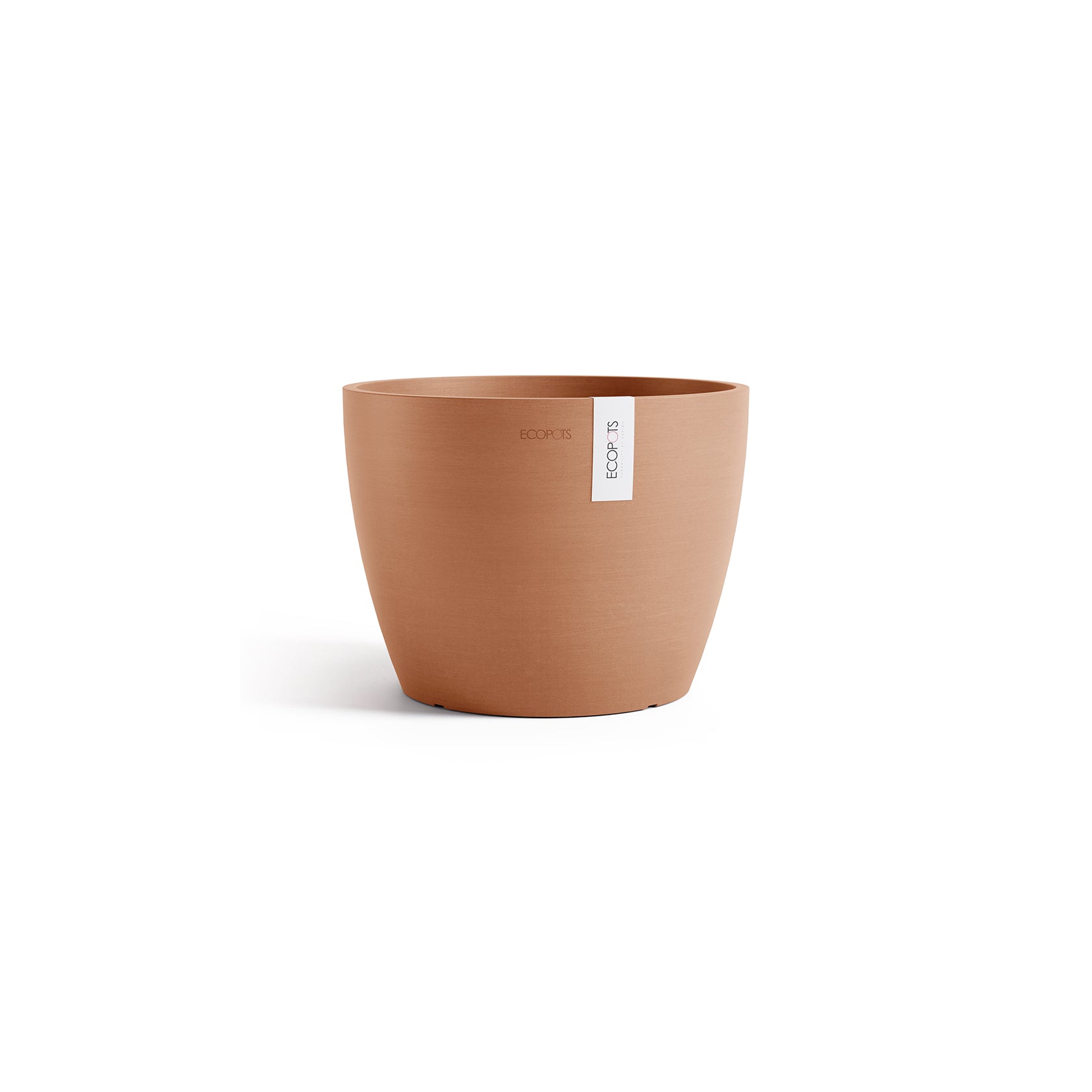 Kukkaruukku - Ecopots - Tukholma 31cm terracotta - Ecopotskauppa - Uuden aikakauden kukkaruukku