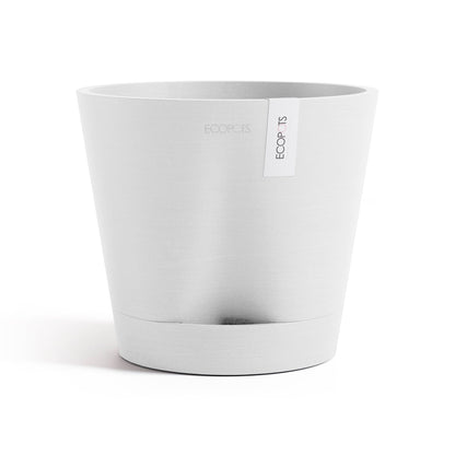 Kukkaruukku - Ecopots - Venetsia 2.0 20cm valkoinen - Ecopotskauppa - Uuden aikakauden kukkaruukku