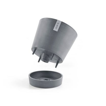 Kukkaruukku - Ecopots - Venetsia 30cm siniharmaa - Ecopotskauppa - Uuden aikakauden kukkaruukku