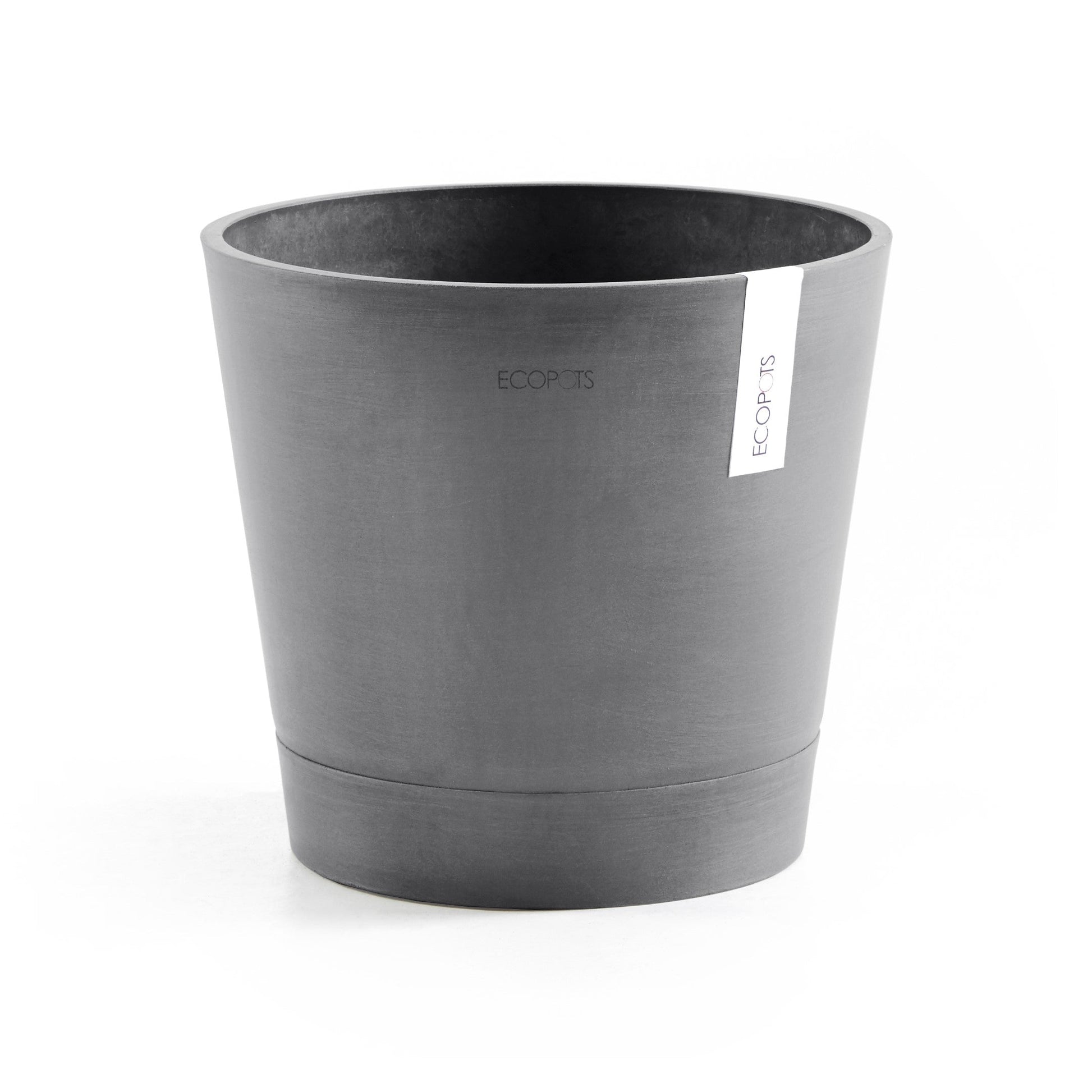 Kukkaruukku - Ecopots - Venetsia 40cm harmaa - Ecopotskauppa - Uuden aikakauden kukkaruukku